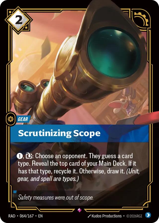 Scrutinizing Scope