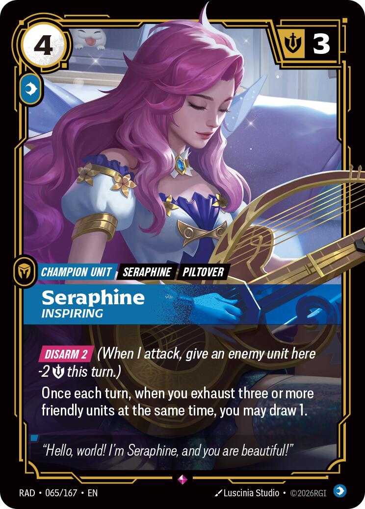 Seraphine, Inspiring
