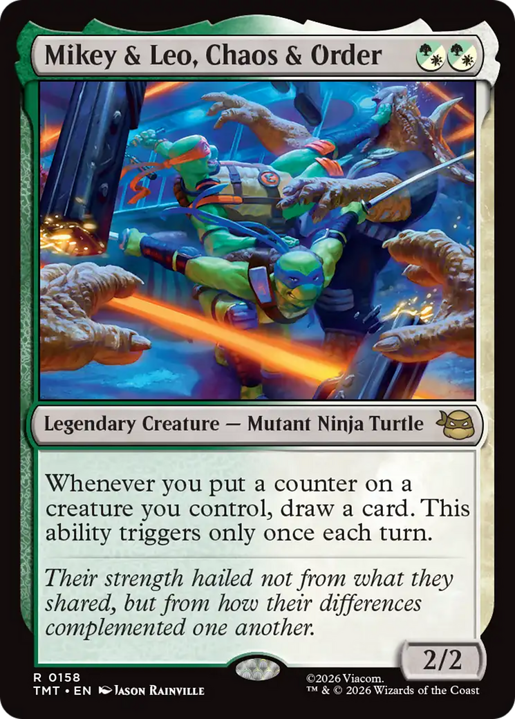 Mikey & Leo, Chaos & Order [TMT - 158]