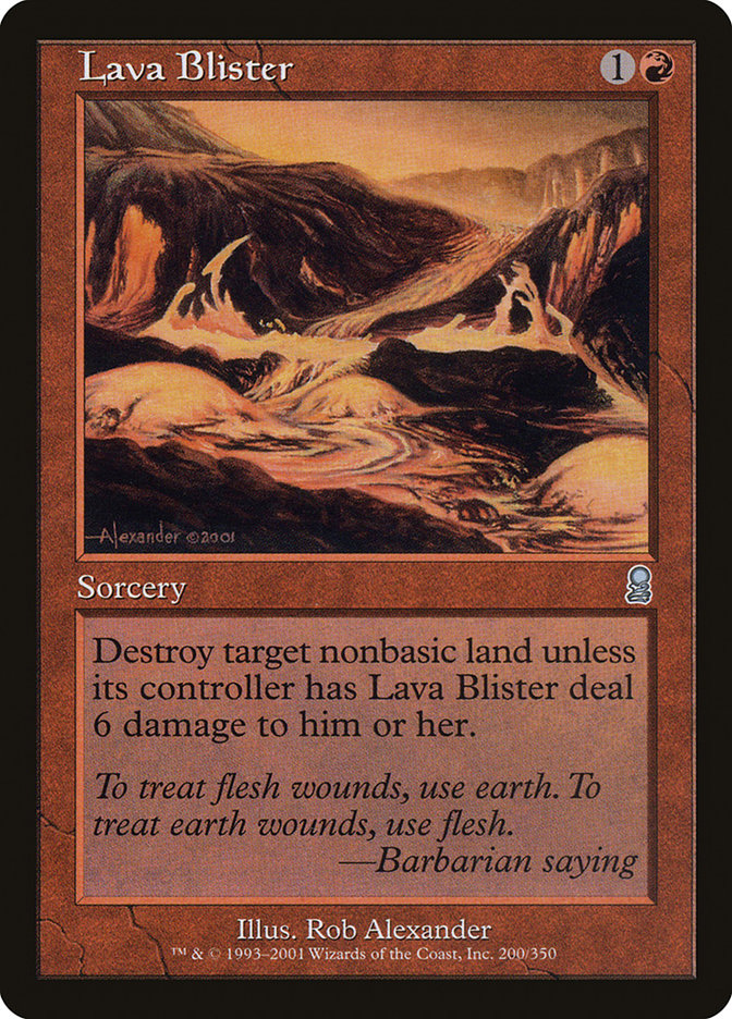 Lava Blister [ODY - 200]