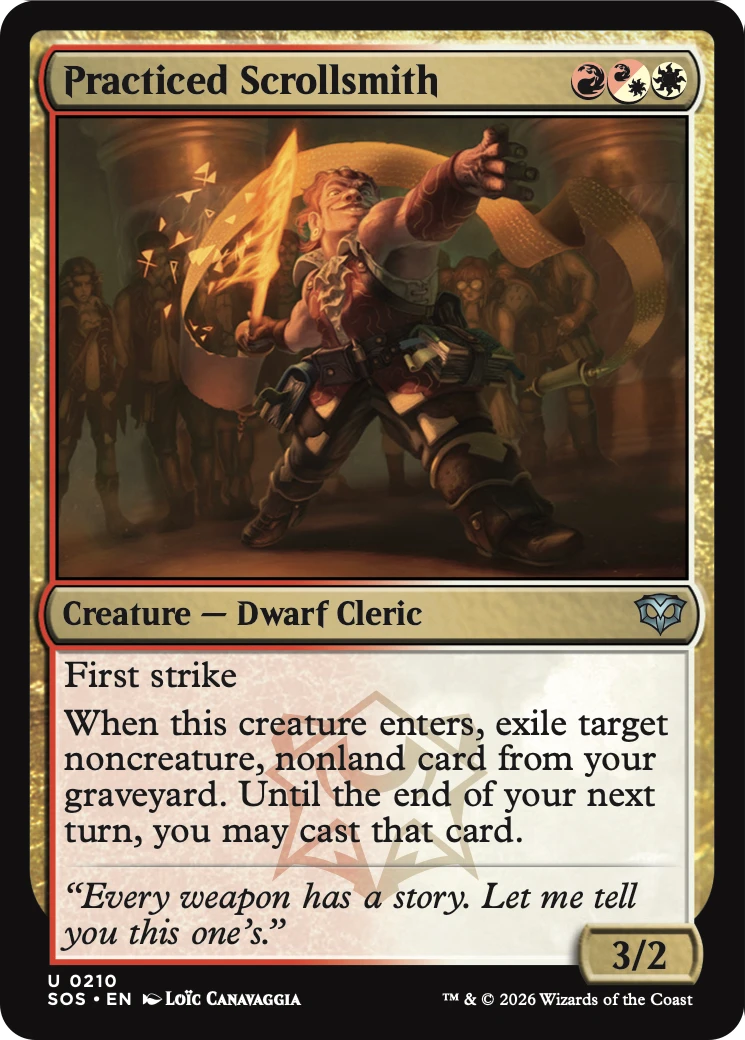 Practiced Scrollsmith [SOS - 210]