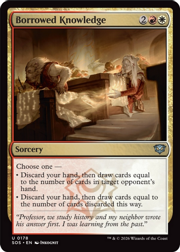Borrowed Knowledge [SOS - 178]