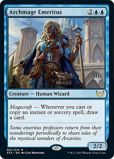 Archmage Emeritus (Promo Pack) [Strixhaven: School of Mages Promos]