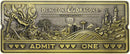 Dungeons & Dragons Animated Series Admit One Rollercoaster Ticket Limited Edition Metal Ticket