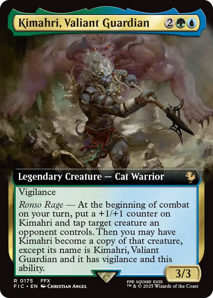 Kimahri, Valiant Guardian (Extended Art) [FINAL FANTASY Commander]