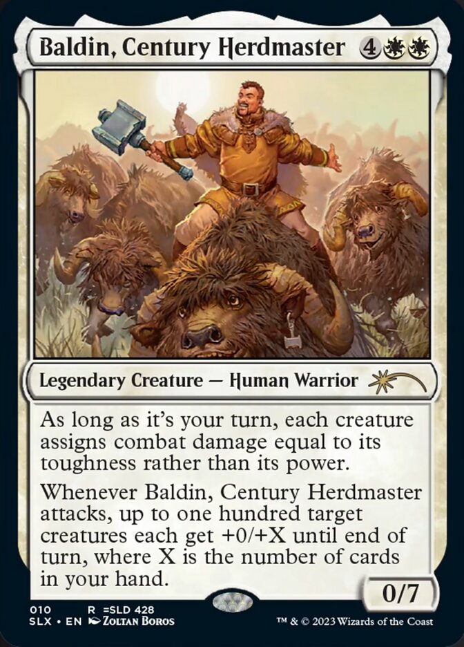 Baldin, Century Herdmaster [Secret Lair: Universes Within]