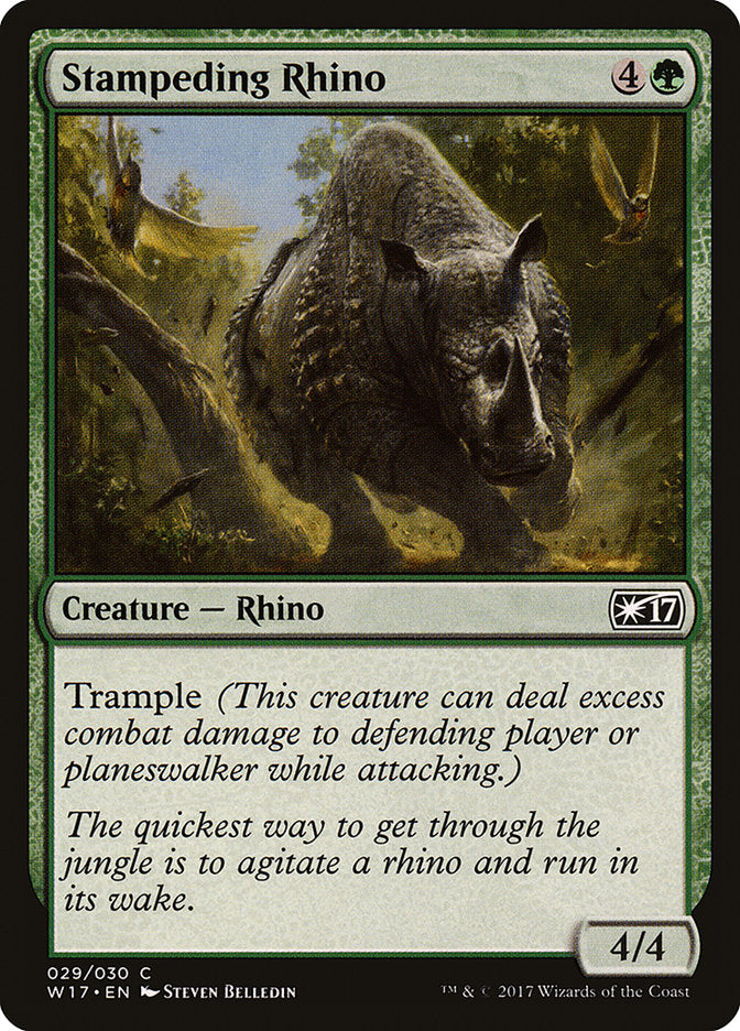 Stampeding Rhino [W17 - 29]