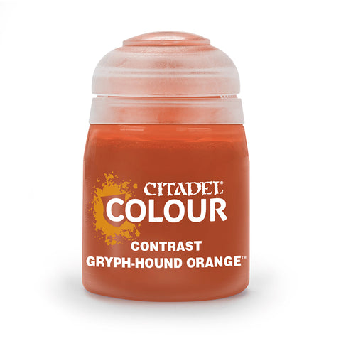 PAINT # 29-11 - CITADEL CONTRAST - GRYPH-HOUND ORANGE (18 ML)