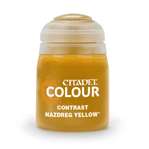 PAINT # 29-21 - CITADEL CONTRAST - NAZDREG YELLOW (18ML)