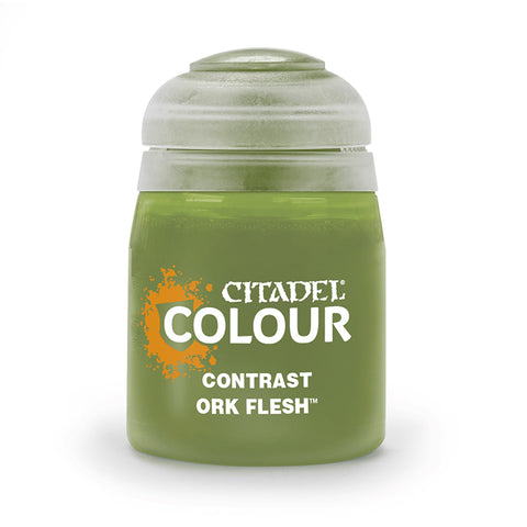 PAINT # 29-22 - CITADEL CONTRAST  -  ORK FLESH (18 ML)