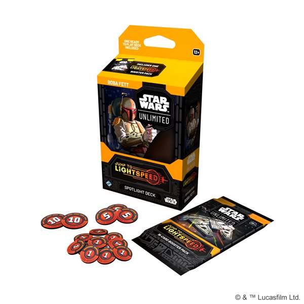 Star Wars: Unlimited - Jump to Lightspeed Spotlight Deck Display: Boba Fett