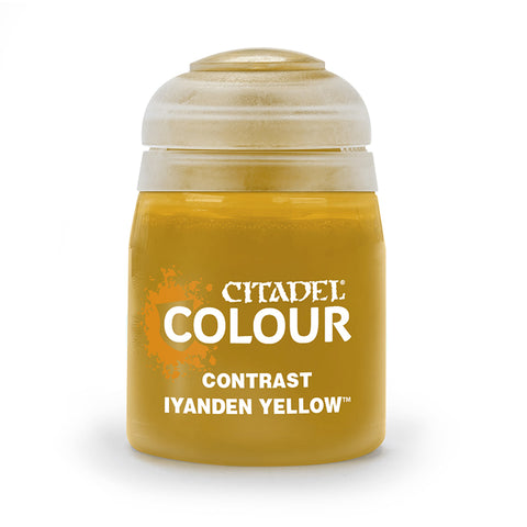 PAINT  # 29-10  -  CITADEL CONTRAST - IYANDEN YELLOW (18ML)