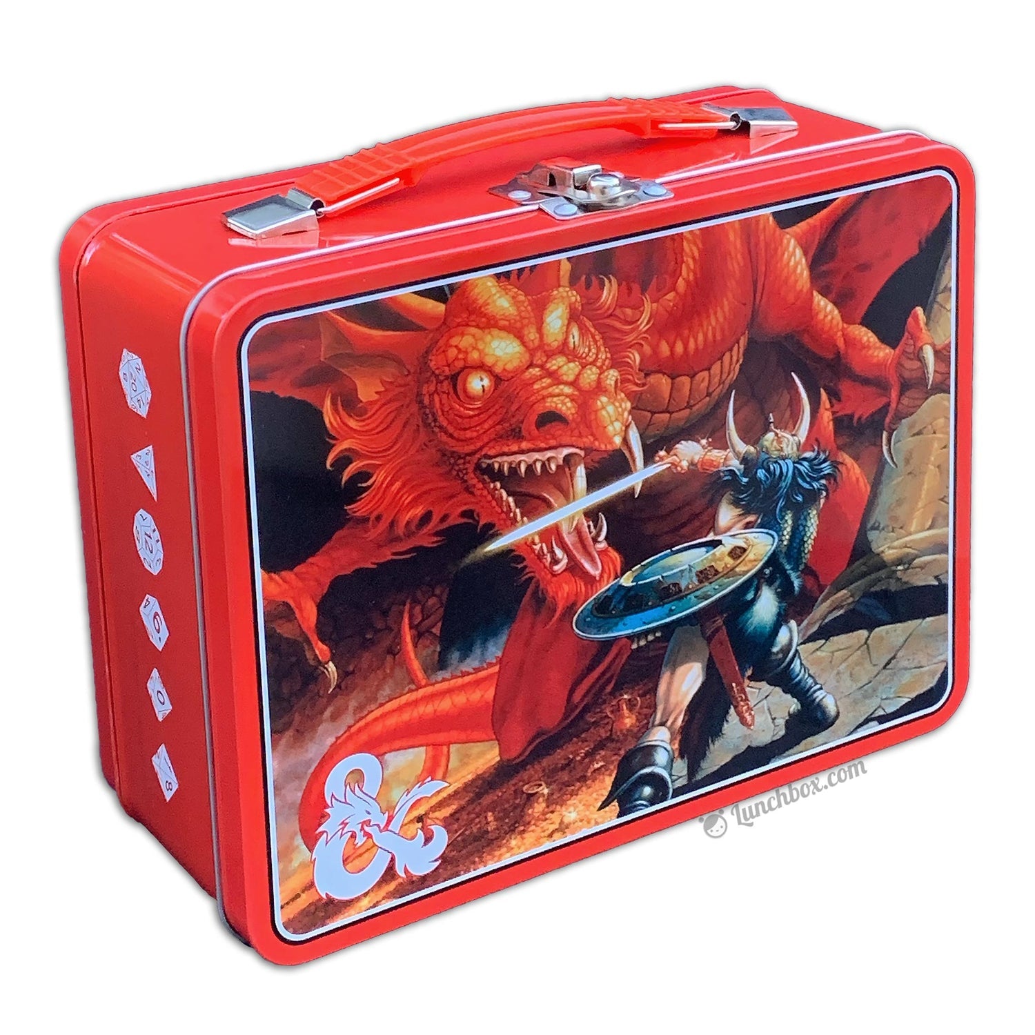 Dungeons & Dragons – Boîte à lunch en métal – Dragon rouge
