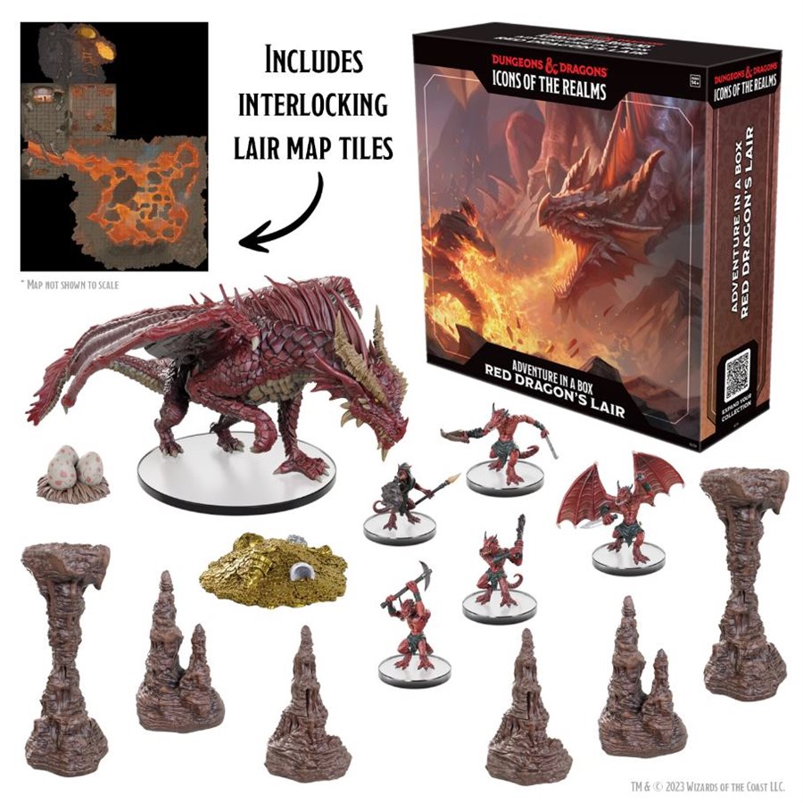 D&D Icons of the Realms: Adventure in a Box: Red Dragon's Lair