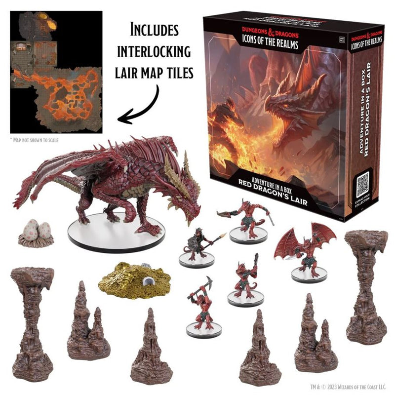 D&D Icons of the Realms: Adventure in a Box: Red Dragon's Lair