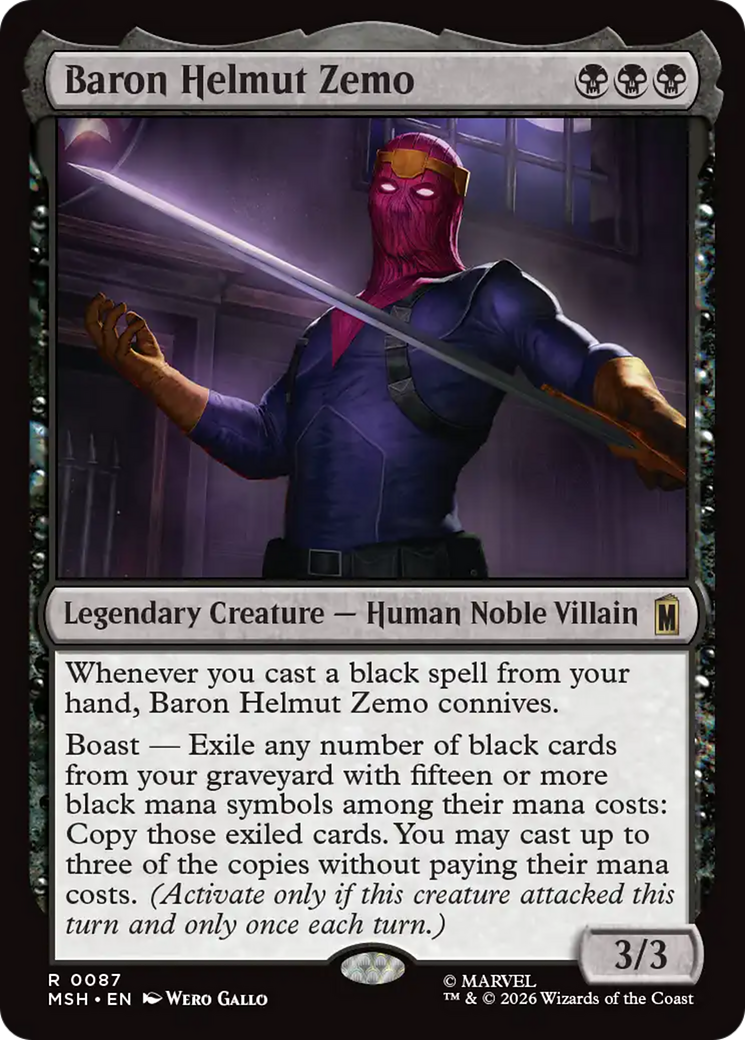 Baron Helmut Zemo [MSH - 87]