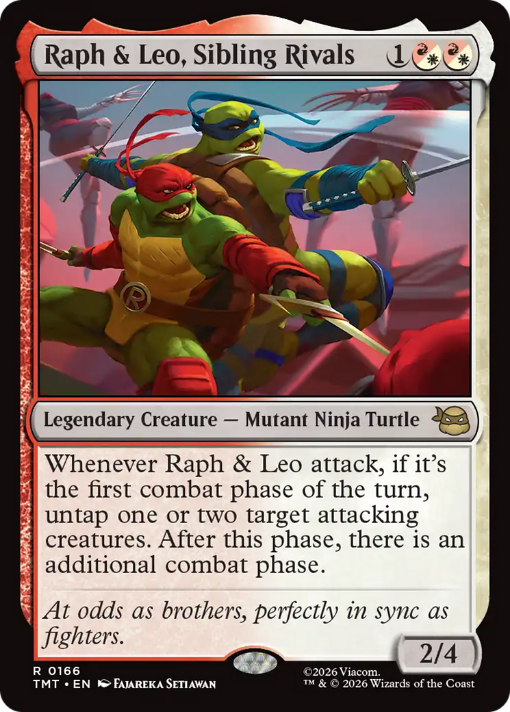 Raph & Leo, Sibling Rivals [TMT - 166]