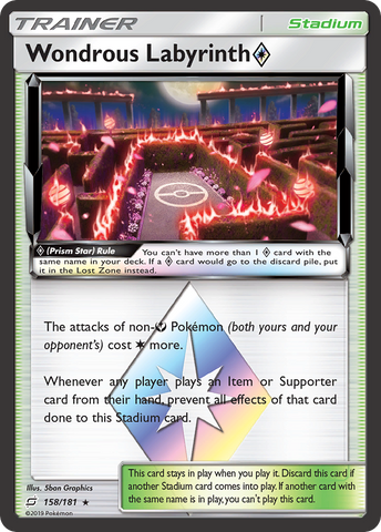 Wondrous Labyrinth (158/181) (Prism Star) [Sun & Moon: Team Up]