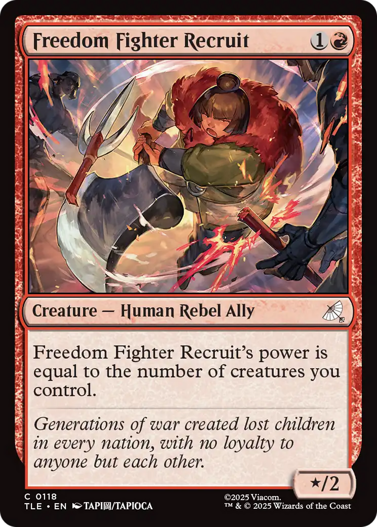 Freedom Fighter Recruit [TLE - 118]