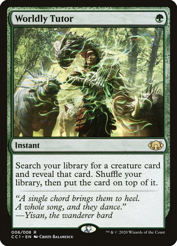 Worldly Tutor [Commander Collection: Green]