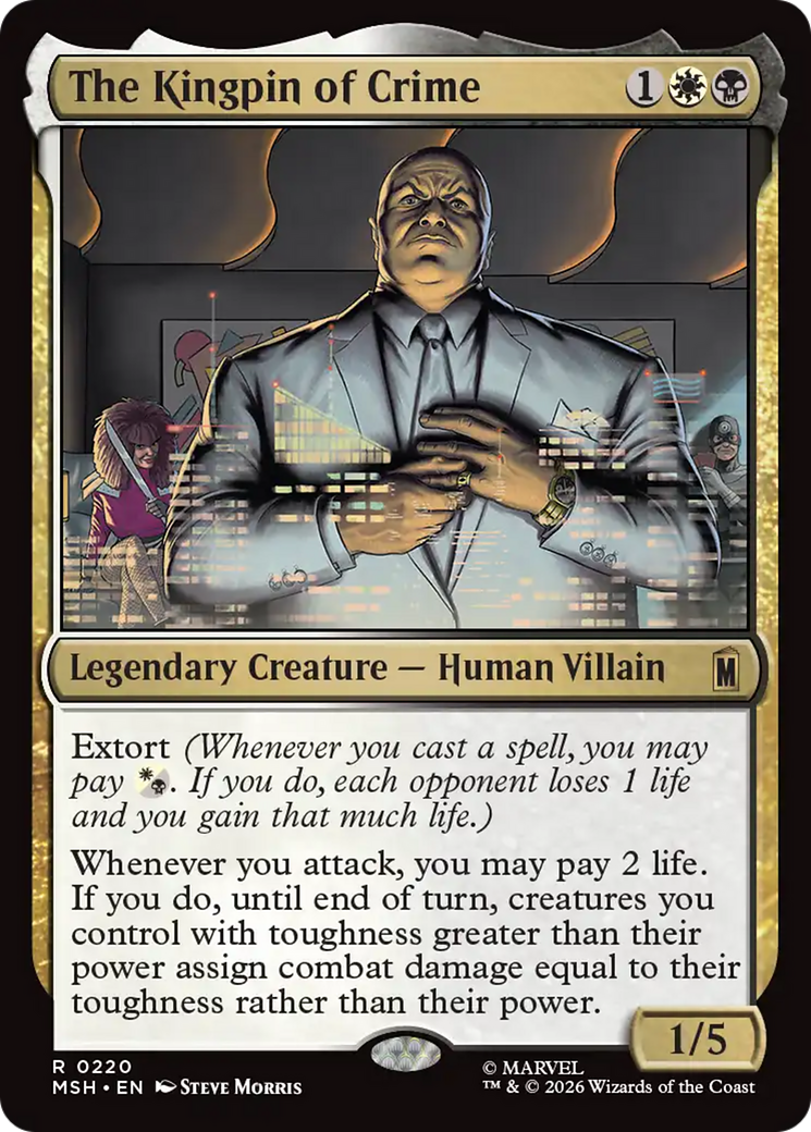 (Preorder) The Kingpin of Crime [MSH - 220]