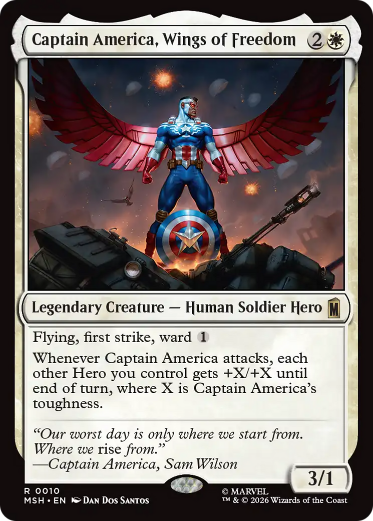 Captain America, Wings of Freedom [MSH - 10]