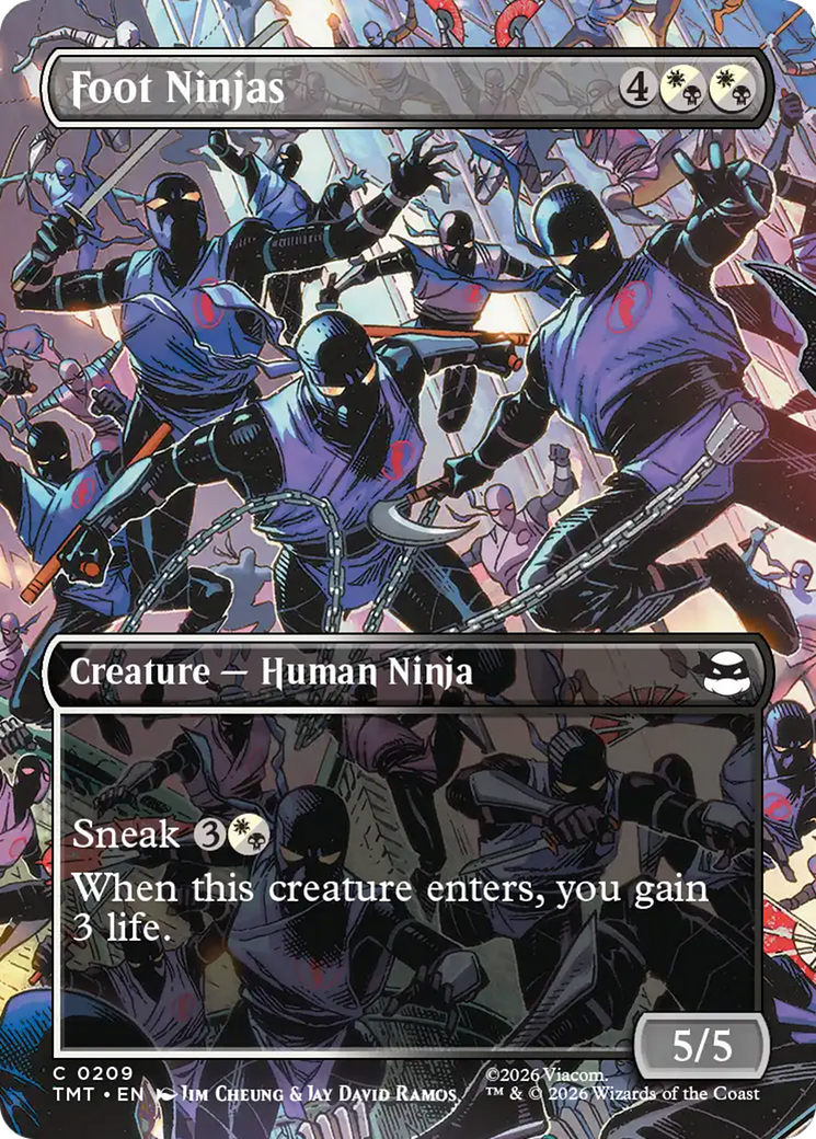 Foot Ninjas (Borderless) [TMT - 209]