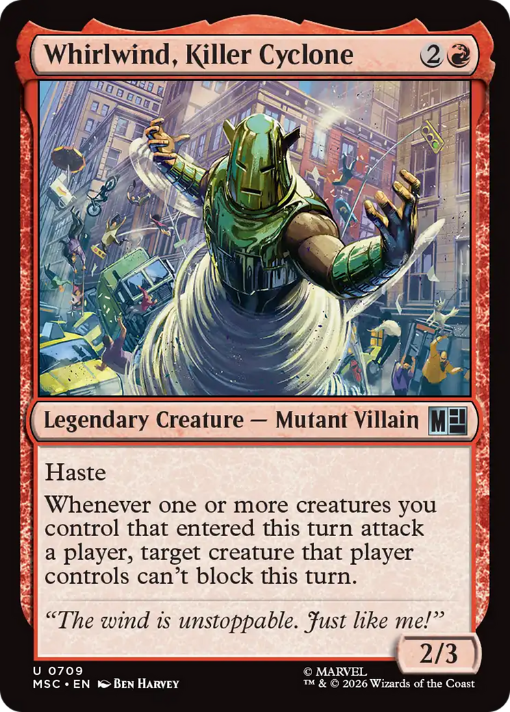 Whirlwind, Killer Cyclone [Marvel Super Heroes Commander]