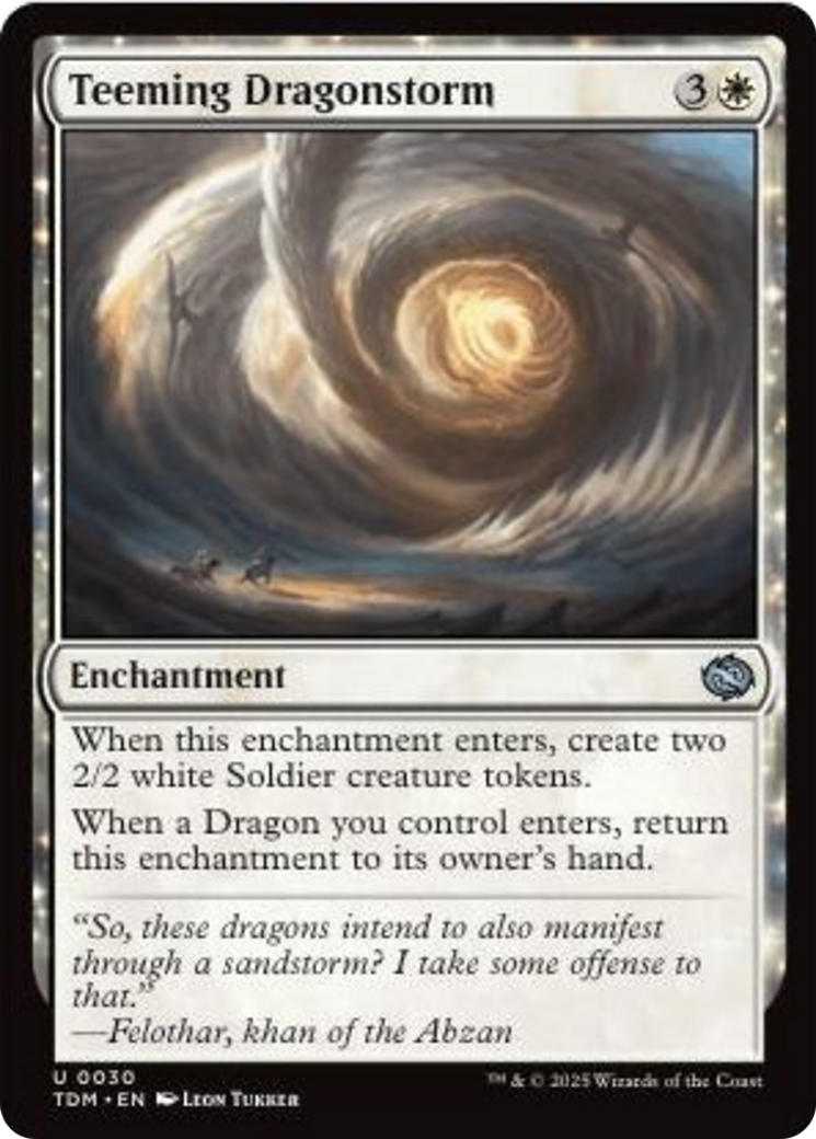 Teeming Dragonstorm (Showcase) [Tarkir: Dragonstorm]