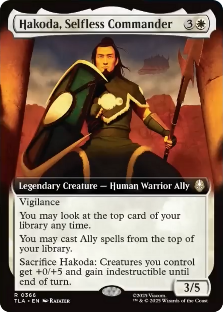 Hakoda, Selfless Commander (Extended Art) [TLA - 366]