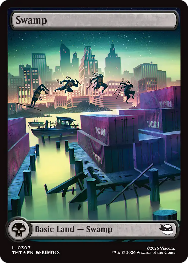 Swamp (0307) (Surge Foil) [TMT - 307]