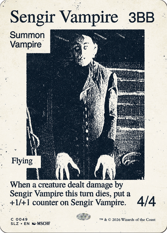 Sengir Vampire (0049) [Secret Lair x MSCHF: The Zeta Set]