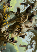 Scurry Oak Art Card (Gold-Stamped Signature) [Modern Horizons 2 Art Series]