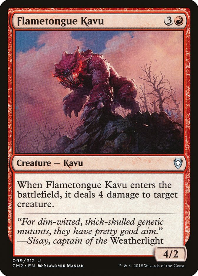 Flametongue Kavu [CM2 - 99]