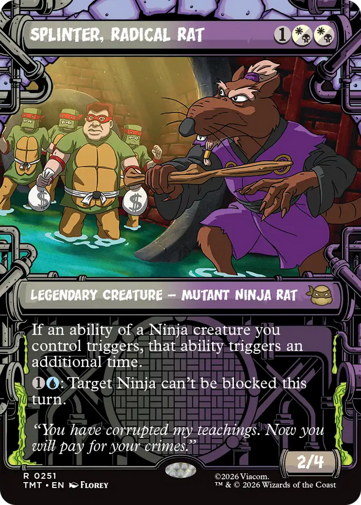 Splinter, Radical Rat (Showcase) [TMT - 251]