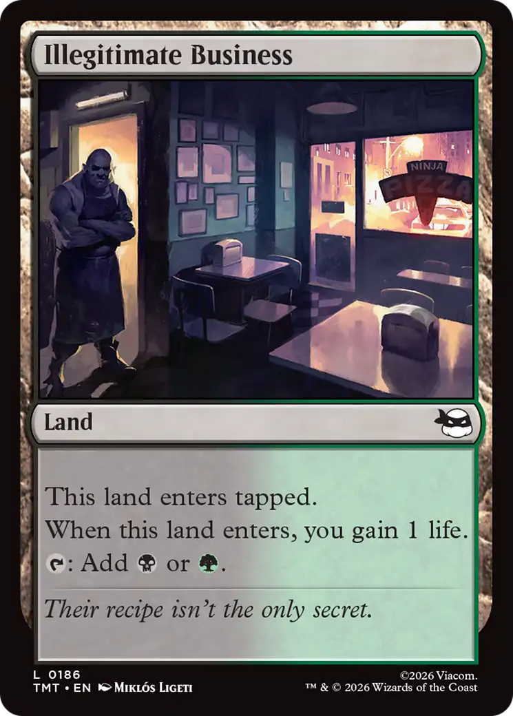 Illegitimate Business [TMT - 186]