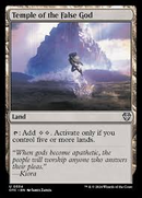 Temple of the False God [Outlaws of Thunder Junction Commander]