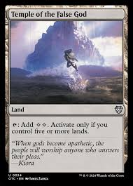 Temple of the False God [Outlaws of Thunder Junction Commander]