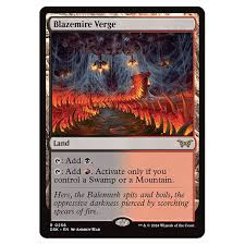 Blazemire Verge [Duskmourn: House of Horror Promos]