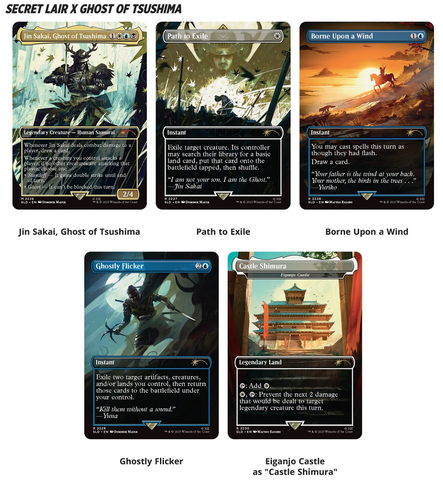 MTG SECRET LAIR PLAYSTATION SUPER DROP GHOSTS OF TSUSHIMA: SHADOW SAMURAI REGULAR