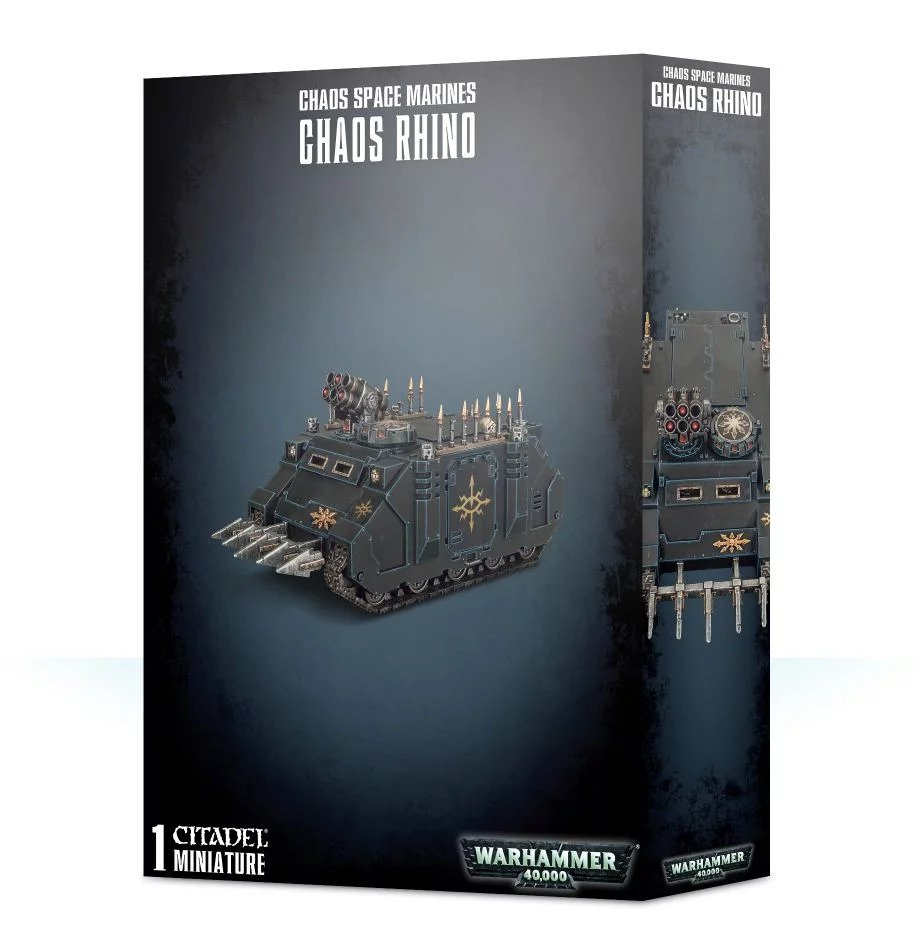 WARHAMMER 40K  -  CHAOS SPACE MARINES  -  CHAOS RHINO