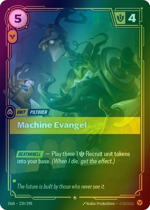 Machine Evangel