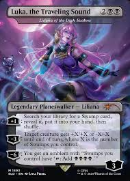 Luka, the Traveling Sound - Liliana of the Dark Realms (Rainbow Foil) [Secret Lair Drop Series]