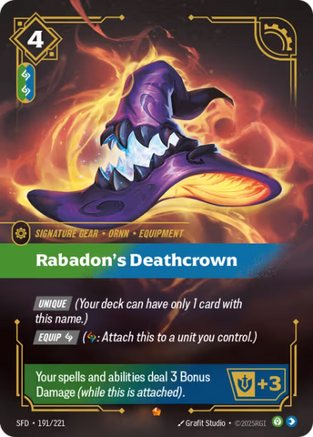Rabadon's Deathcrown Foil SFD-191/221