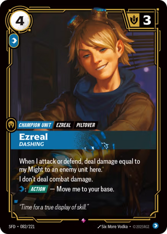 Ezreal, Dashing FOIL SFD-082/221