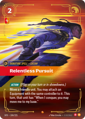 Relentless Pursuit FOIL SFD-184/221