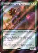 Leatherhead, Iron Gator (Surge Foil) [Teenage Mutant Ninja Turtles Commander]