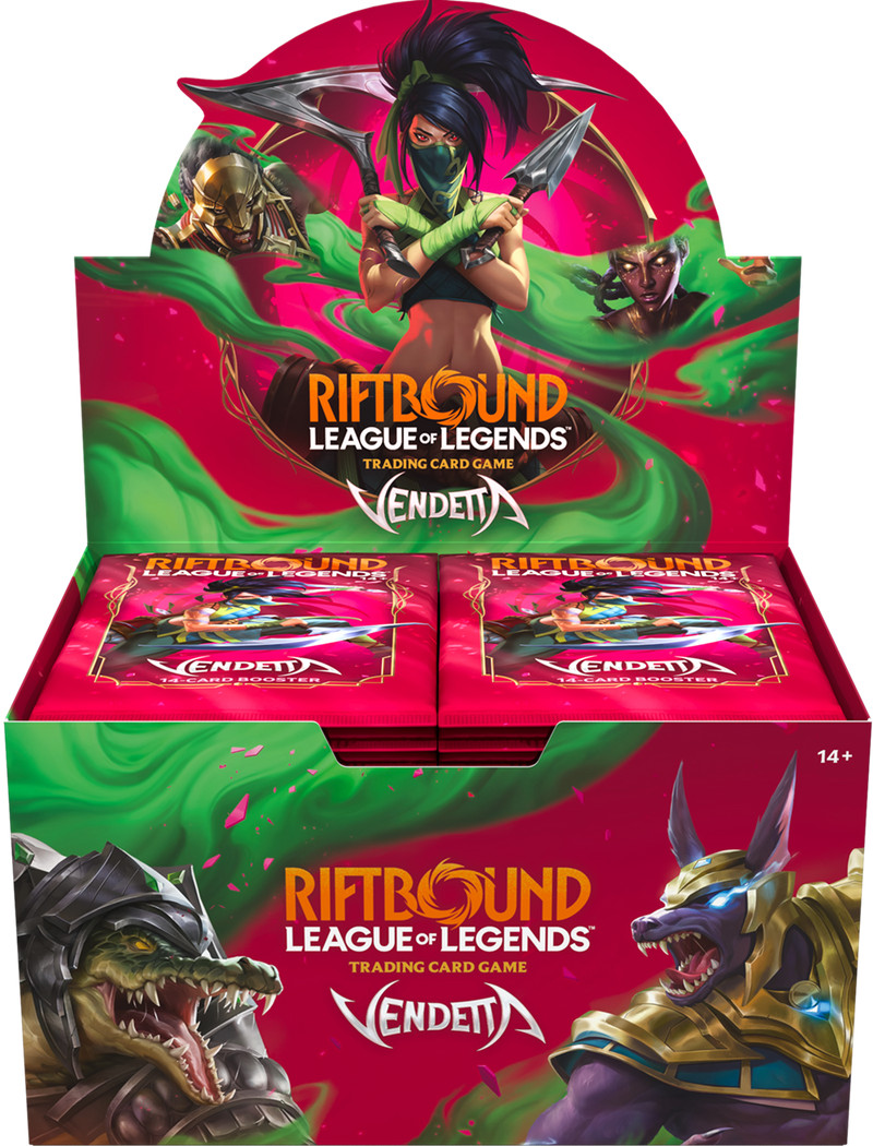 ***PREORDER***  RIFTBOUND LEAGUE OF LEGENDS TCG VENDETTA BOOSTER DISPLAY