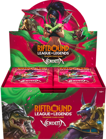 ***PREORDER***  RIFTBOUND LEAGUE OF LEGENDS TCG VENDETTA BOOSTER DISPLAY