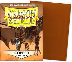 Dragon Shield: Standard 100ct Sleeves - Copper (Matte)